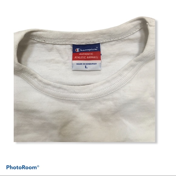 COPY - Vtg Champion Notre dame athletics shirt flaw large - Picture 10 of 11